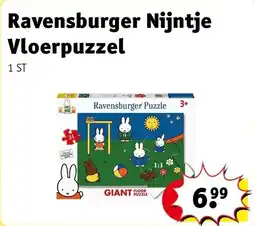 Kruidvat Ravensburger nijntje vloerpuzzel aanbieding