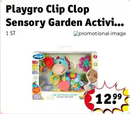 Kruidvat Playgro Clip Clop Sensory Garden Activi aanbieding