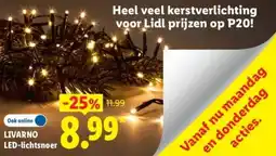 Lidl LIVARNOLED-lichtsnoer aanbieding