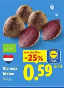 Lidl Bio rode bieten aanbieding