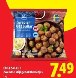 Lidl CHEF SELECT Zweedse stijl gehaktballetjes aanbieding