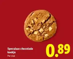 Lidl Speculaas chocolade koekje aanbieding