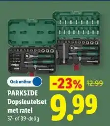 Lidl PARKSIDE Dopsleutelset met ratel aanbieding