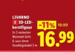 Lidl LIVARNO kerstfiguur aanbieding