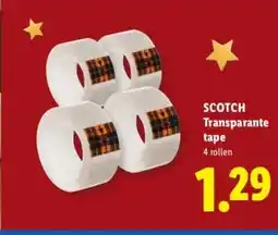 Lidl SCOTCH Transparante tape aanbieding