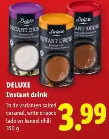 Lidl DELUXE Instant drink aanbieding