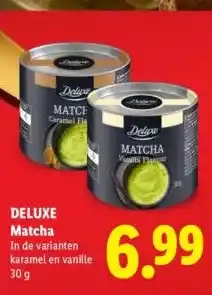 Lidl DELUXE Matcha aanbieding
