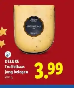 Lidl DELUXE Truffelkaas jong belegen aanbieding