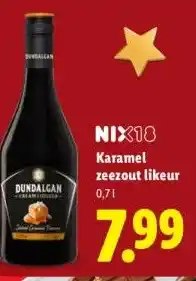 Lidl Karamel zeezout likeur aanbieding