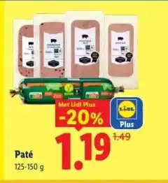 Lidl Paté aanbieding
