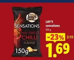Lidl LAY'S sensations aanbieding
