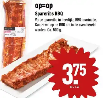 ALDI Spareribs BBQ aanbieding