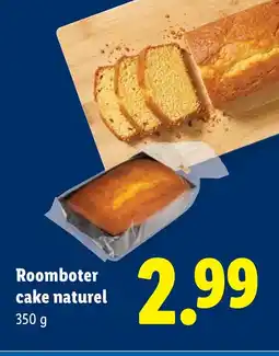 Lidl Roomboter cake naturel aanbieding