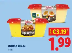 Lidl JOHMA salade aanbieding