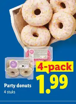 Lidl Party donuts aanbieding
