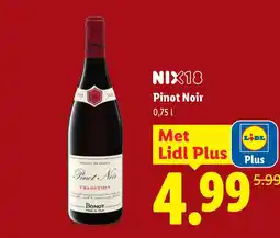 Lidl Pinot Noir aanbieding