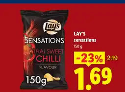 Lidl LAY'S sensations aanbieding