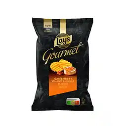 Dekamarkt Lay's Chips gourmet camemb. honey & walnut aanbieding