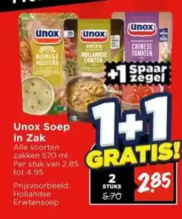 Vomar Voordeelmarkt Unox Soep in Zak aanbieding