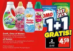 Vomar Voordeelmarkt Dreft, Omo of Biotex of Robijn aanbieding