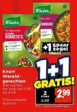 Vomar Voordeelmarkt Knorr Wereld- gerechten aanbieding