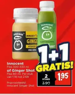 Vomar Voordeelmarkt Innocent of Ginger Shot aanbieding