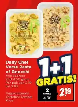 Vomar Voordeelmarkt Daily Chef Verse Pasta of Gnocchi aanbieding