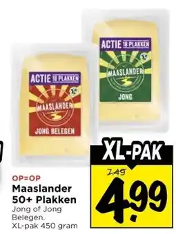 Vomar Voordeelmarkt Maaslander 50+ Plakken aanbieding