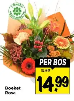 Vomar Voordeelmarkt Boeket Rosa aanbieding