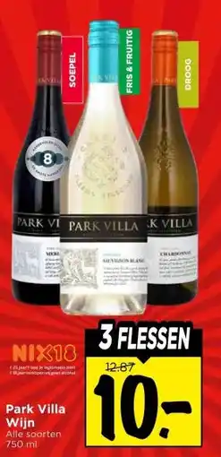 Vomar Voordeelmarkt Park Villa Wijn aanbieding