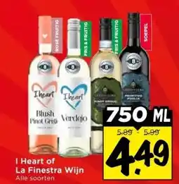 Vomar Voordeelmarkt I Heart of La Finestra Wijn aanbieding