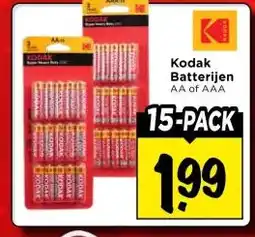 Vomar Voordeelmarkt Kodak Batterijen aanbieding