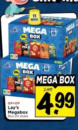 Vomar Voordeelmarkt Lay's Megabox aanbieding