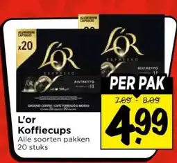 Vomar Voordeelmarkt L'or Koffiecups aanbieding