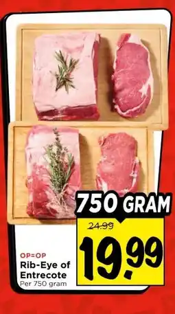 Vomar Voordeelmarkt Rib-Eye of Entrecote aanbieding
