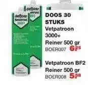 De Boer Drachten Doos 30 stuks vetpatroon 3000+ reiner 500 gr of vetpatroon bf2 reiner 500 gr aanbieding