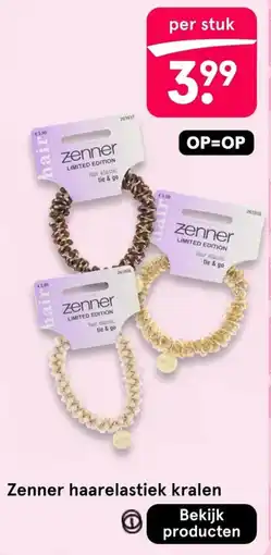 Etos zenner haarelastiek kralen aanbieding