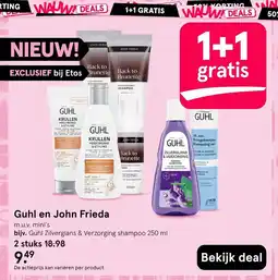 Etos Guhl en John Frieda aanbieding