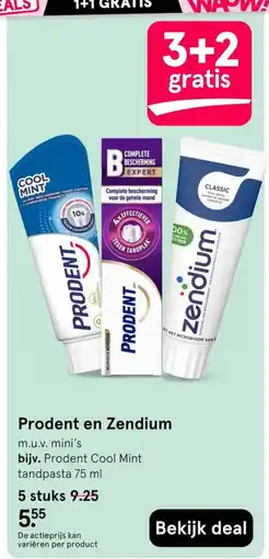 Etos Prodent en Zendium aanbieding