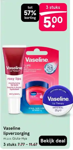 Etos Vaseline lipverzorging aanbieding