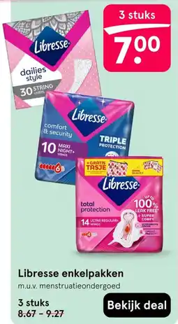 Etos Libresse enkelpakken aanbieding