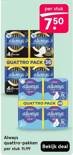 Etos Always quattro-pakken aanbieding