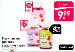 Etos Etos vitamine gummies* aanbieding
