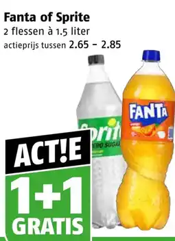 Poiesz Fanta of Sprite aanbieding