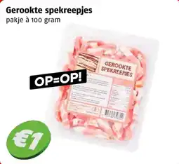 Poiesz Gerookte spekreepjes aanbieding