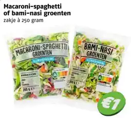Poiesz Macaroni-spaghetti of bami-nasi groenten aanbieding