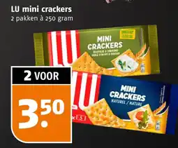 Poiesz LU mini crackers aanbieding