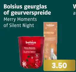 Poiesz Bolsius geurglas of geurverspreide aanbieding