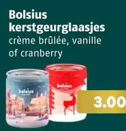 Poiesz Bolsius kerstgeurglaasjes aanbieding