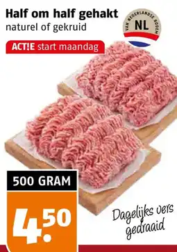 Poiesz Half om half gehakt aanbieding